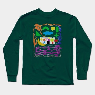 Kids 3D Art Long Sleeve T-Shirt